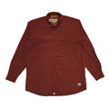 Camel Active Modern Shirt Red Long Sleeve Shirt Mens UK Size Large