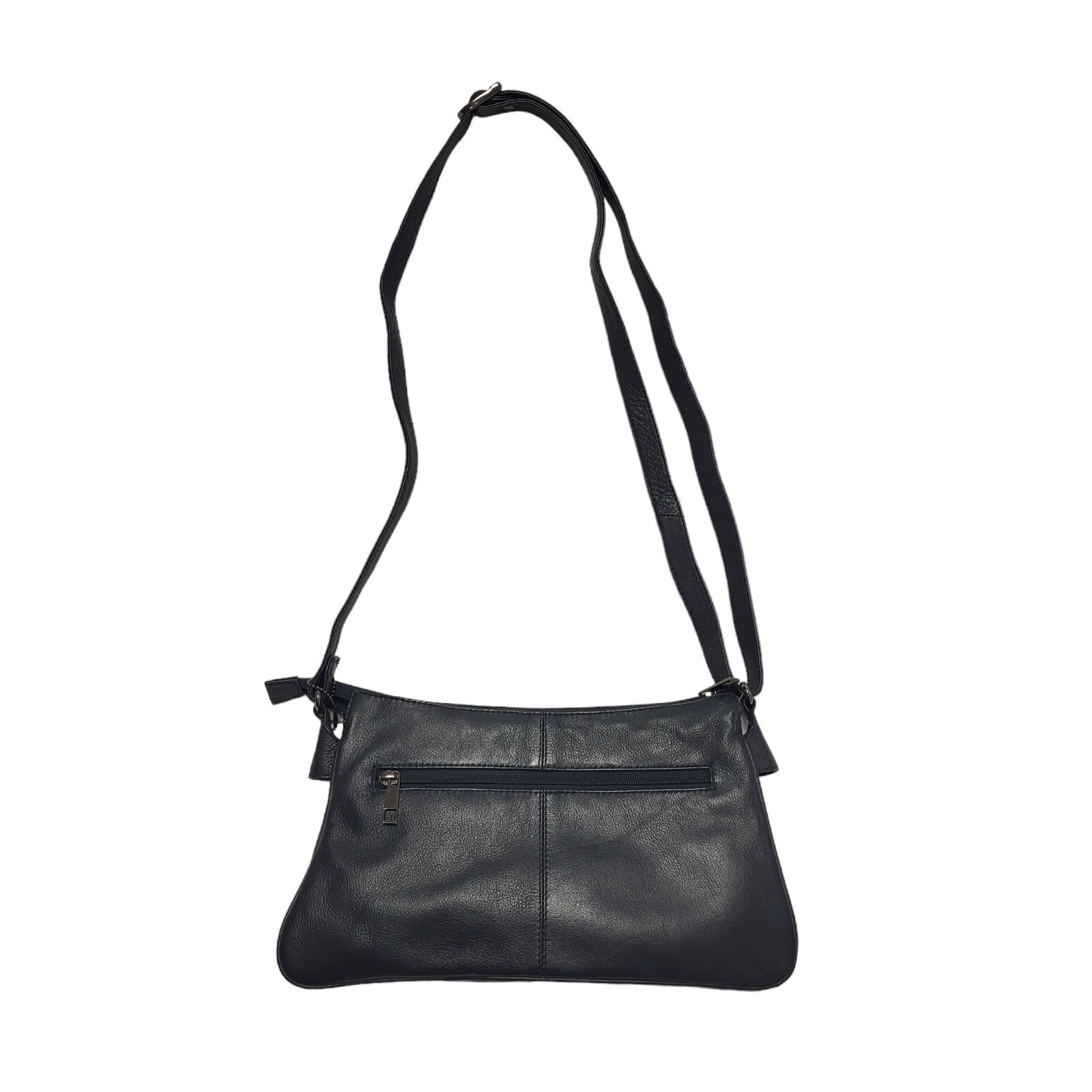 Taurus Black Leather Small Shoulder Bag Uk Women's Size  11.5" x 6.5"