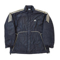 Adidas 90s Vintage Black Over-sized Windbreaker Coat Men's Size 2XLarge