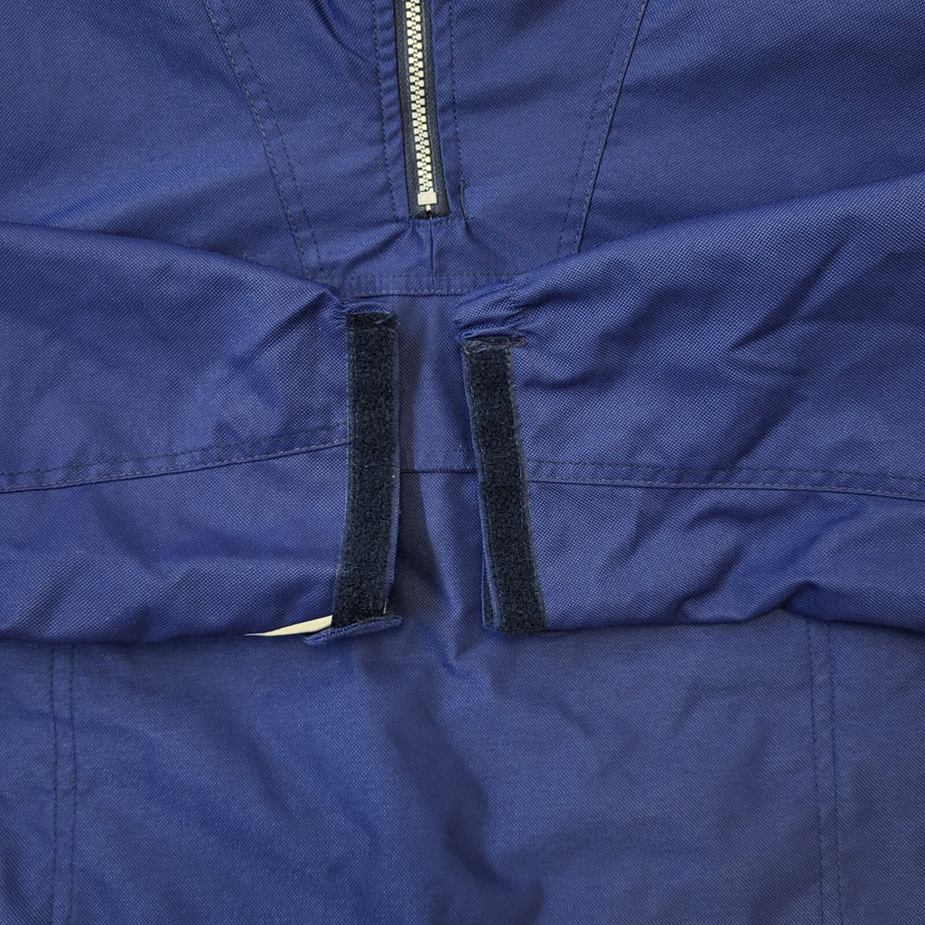 White Stuff 90s Vintage Bud Ice Navy & White 1/4 Zip Jacket Men's Size Large