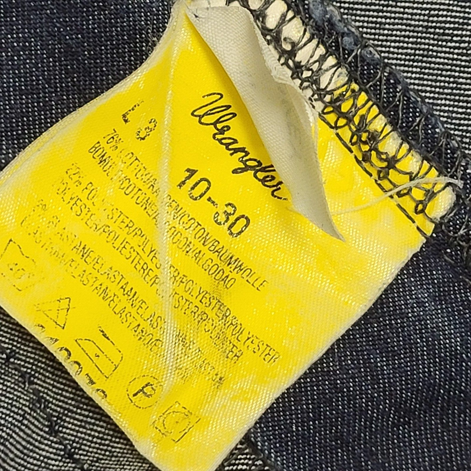 Wrangler 90s Dark Blue Wide Leg Denim Jeans Uk Women's Size 10 W28 L30