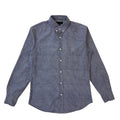 Massimo Dutti Y2K Vintage Blue & White Check Shirt Men's Size Small