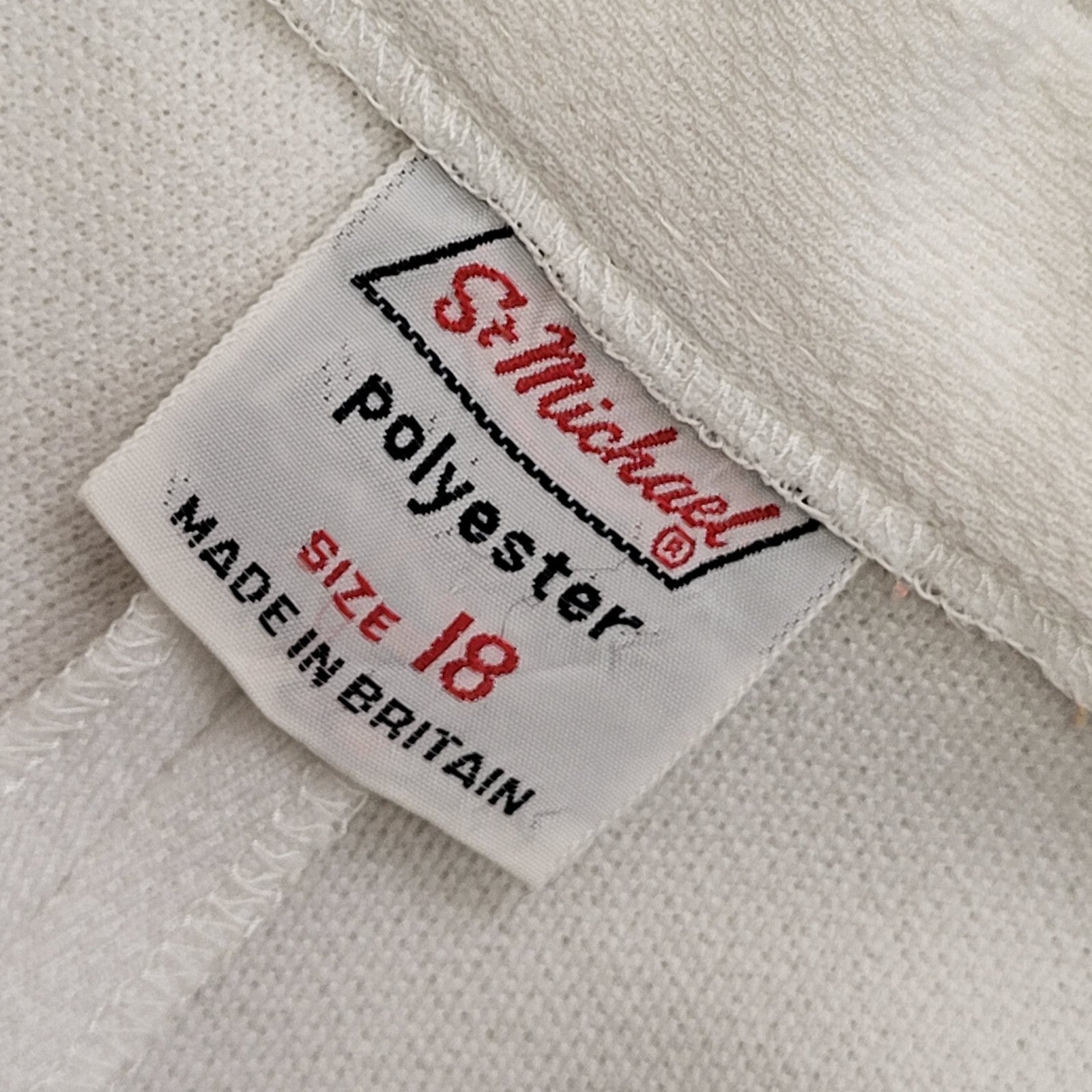 St Michael 70s White Bootcut Pleated Trousers Womens UK Size 14 (usa 18) W32 L29