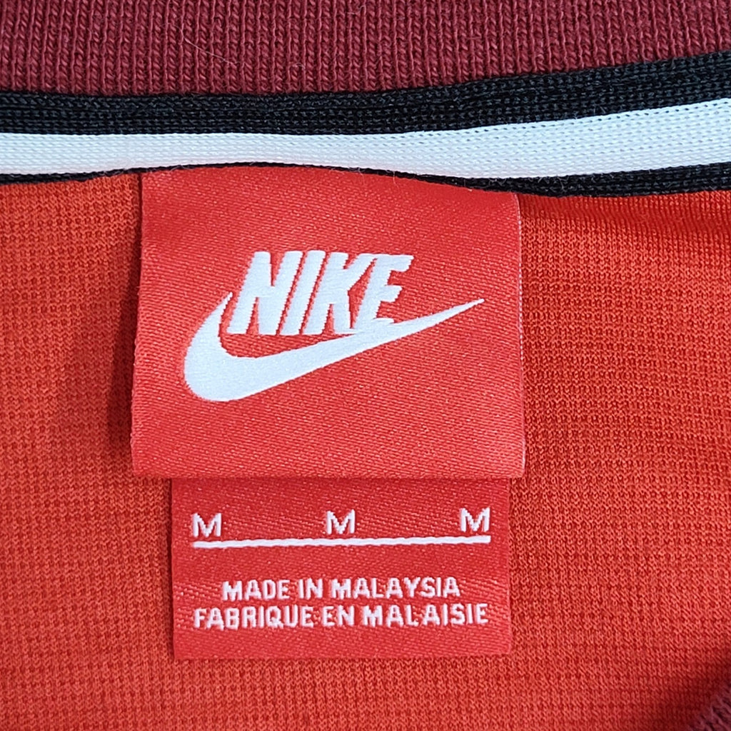 Nike Air  T-Shirt Red Crew Neck 97% Polyester Uk Men's Size M