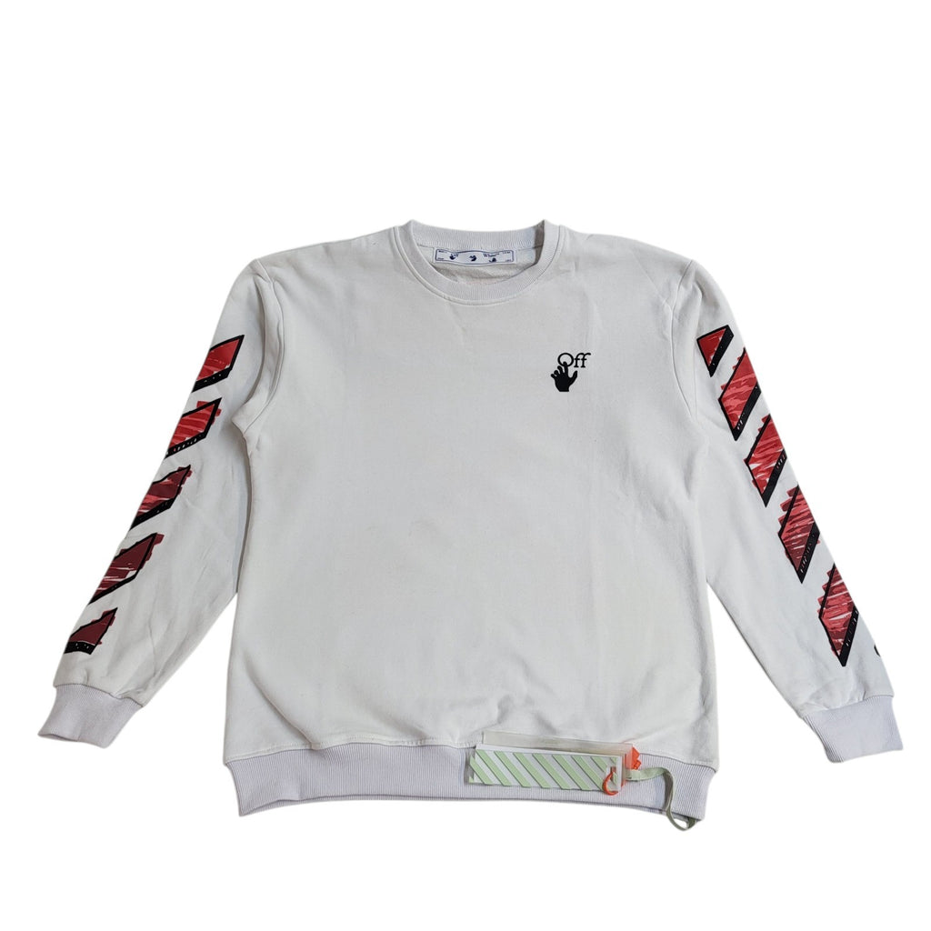 Off White Y2K Vintage White  Sweatshirt Men's Size XL Bnwt