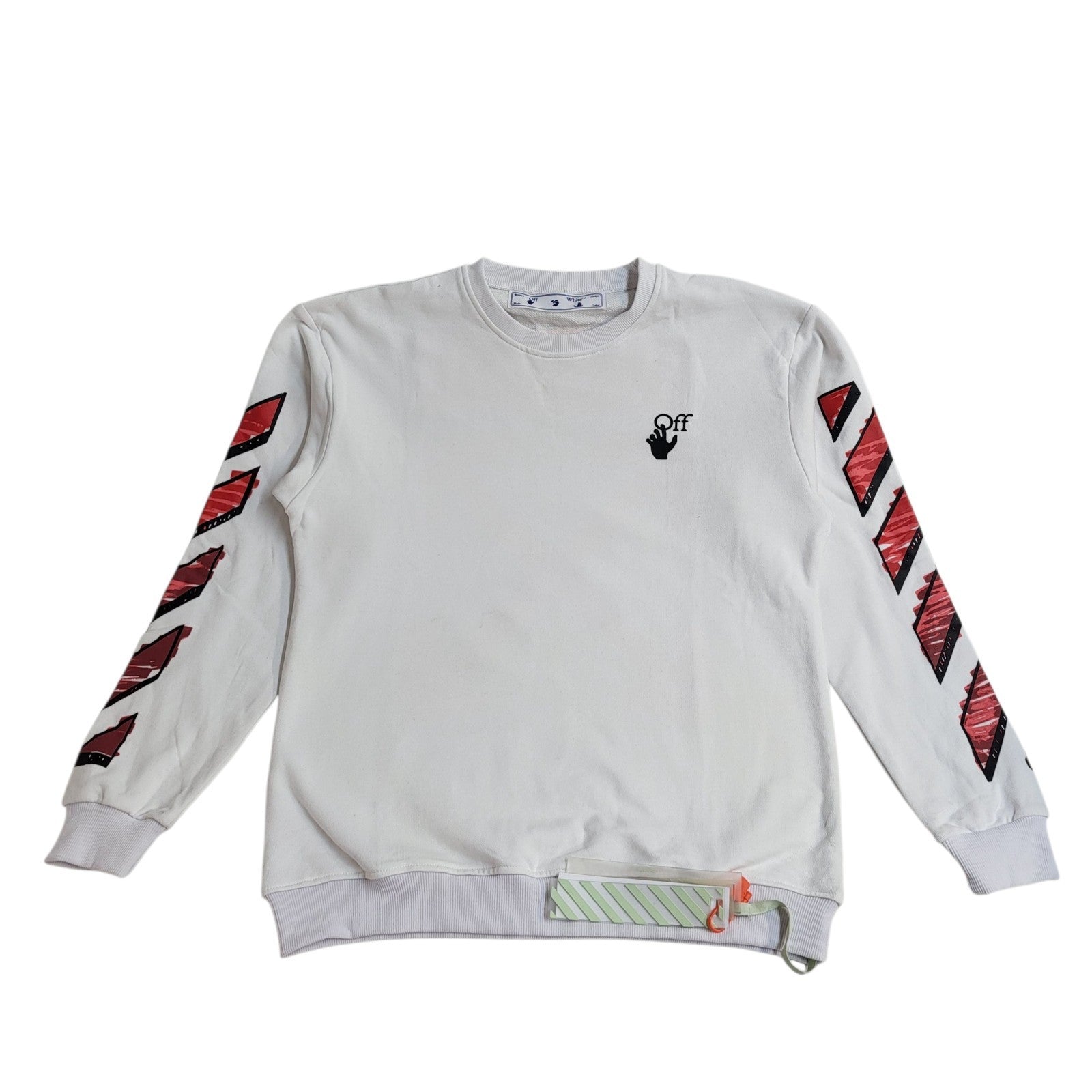 Off White Y2K Vintage White  Sweatshirt Men's Size XL Bnwt