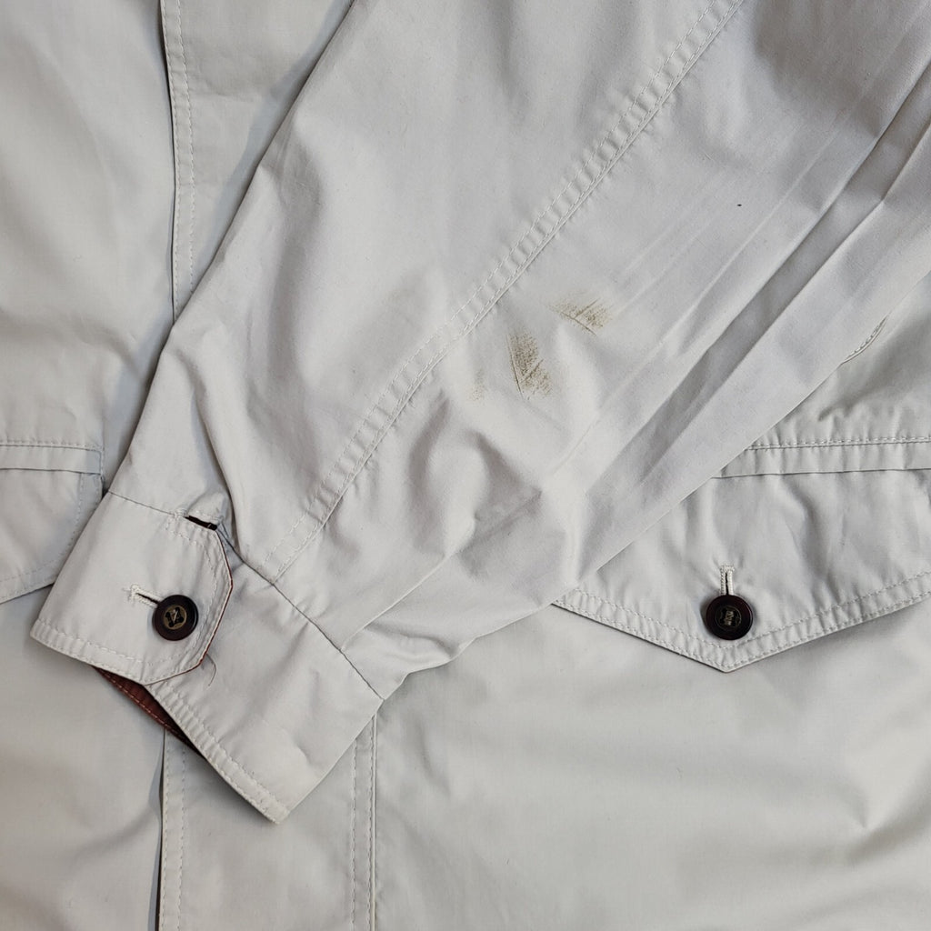 Dannimac Beige 90s Zip & Button Vintage Jacket Uk Men's Size L