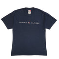 Tommy Hilfiger Navy Blue Vintage 90s T-Shirt Uk Men's Size XL