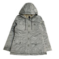 Gap Vintage Y2k Grey Hooded Jacket Uk Women's Size Medium