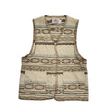New Frontier 90s Beige Button Wool Blend Waistcoat Uk Women's Size Small