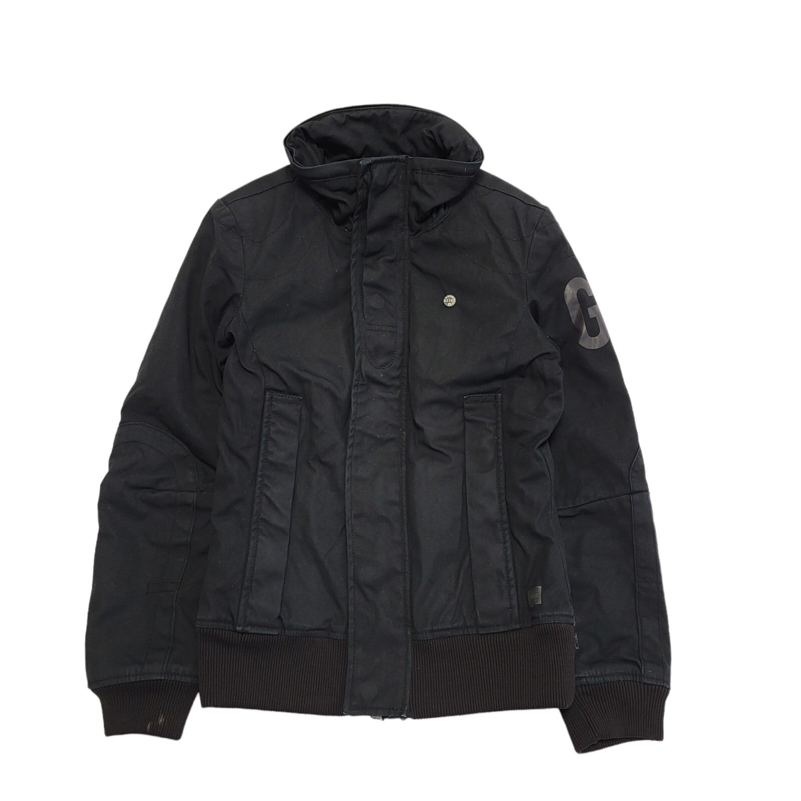 G-Star Y2K Black Zip & Snap Fasten Jacket Women's Size XS