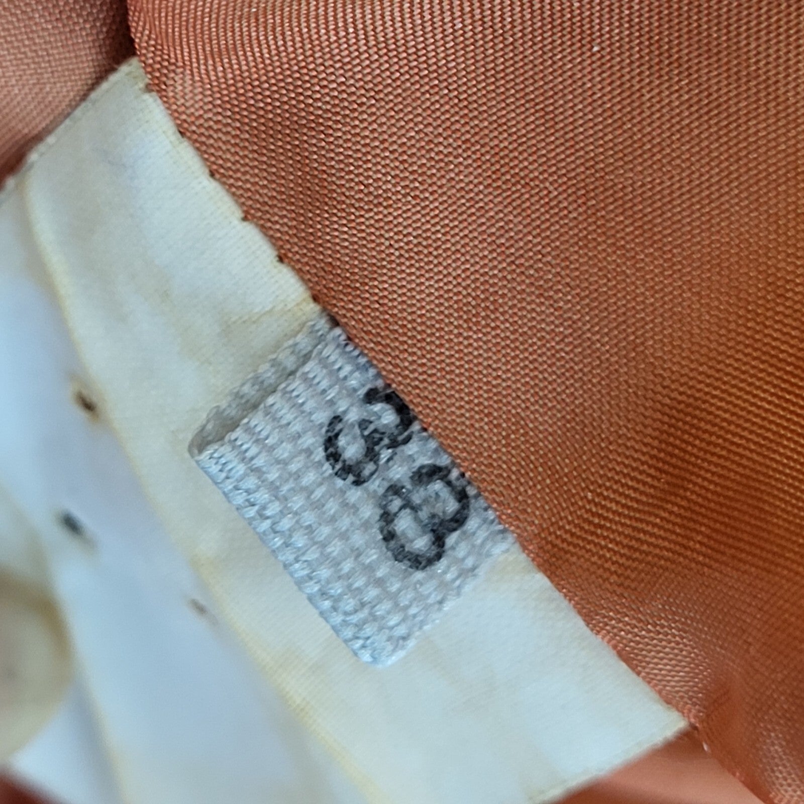 Dinomoda Orange 90s Vintage Button Casual Jacket Uk Women's Size 12