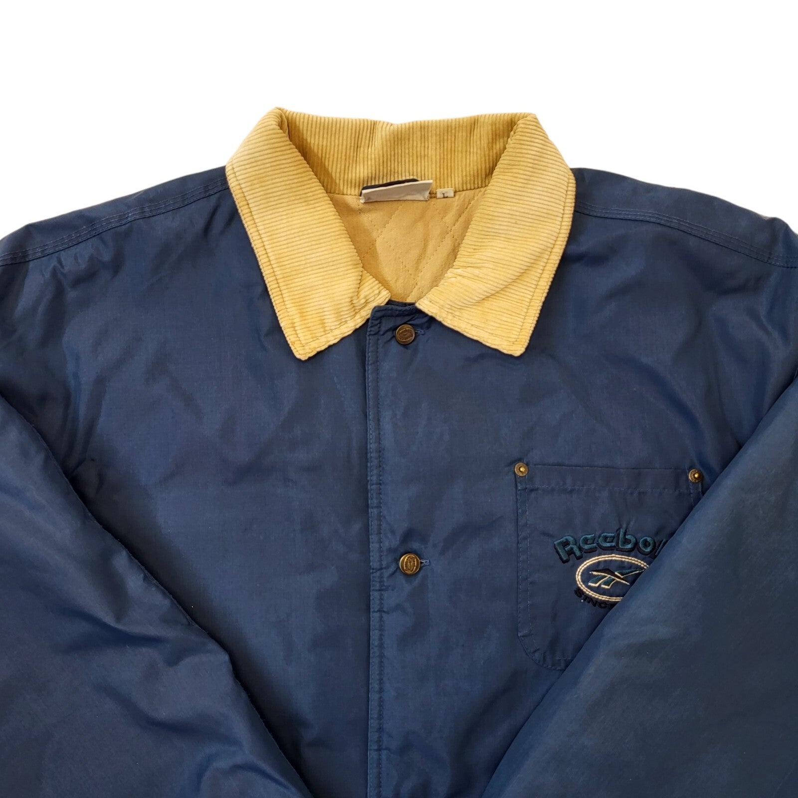 Reebok 90s Vintage Navy Blue Over-sized Sports Jacket Men's Size Large