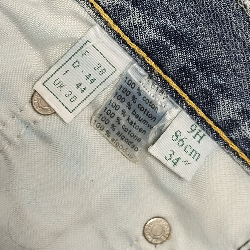 Lacoste 90s Light Blue Straight Leg Denim Jeans Mens W30 L34