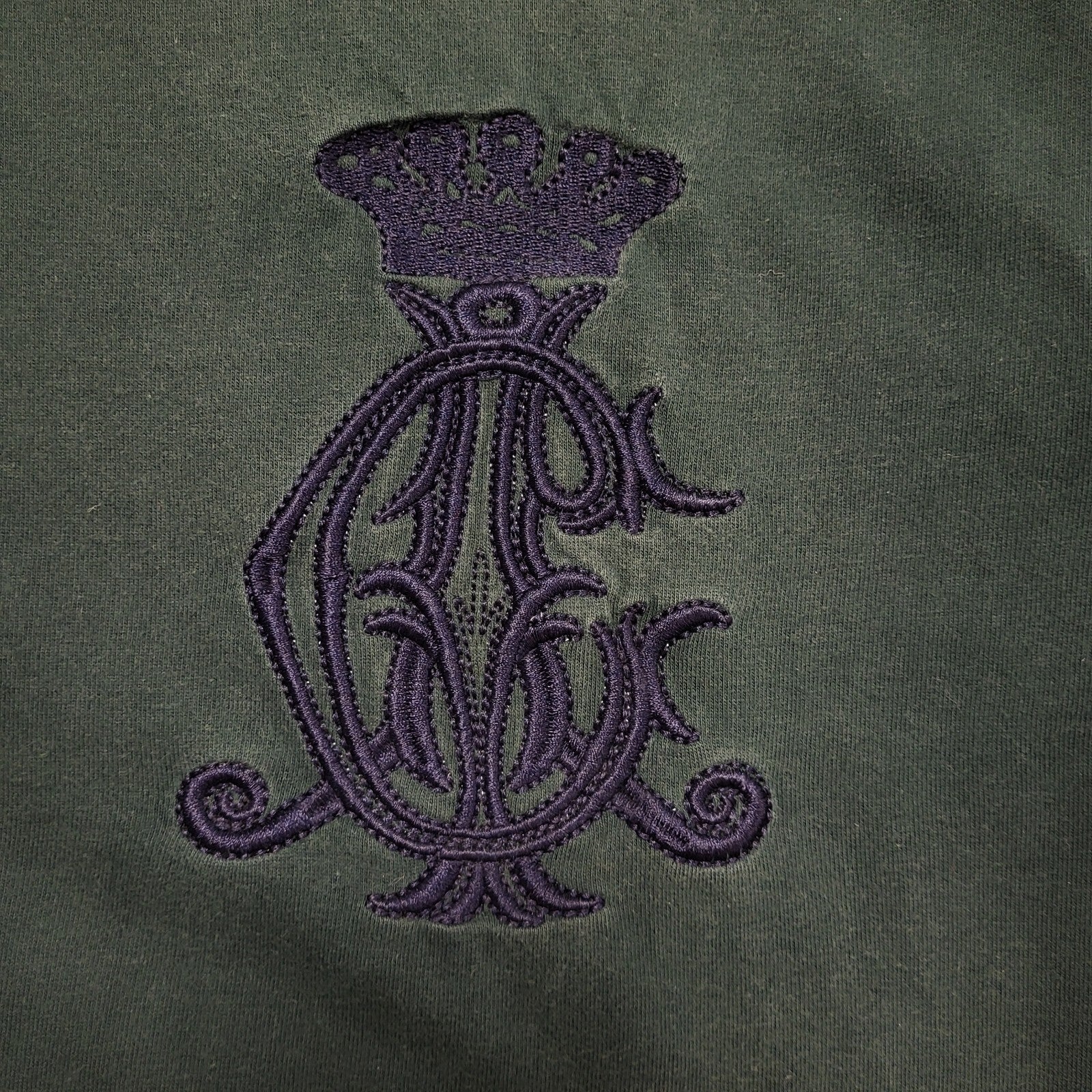 Christian Audiqier Vintage 90's  Green Short Sleeve T-Shirt Men's 3XL