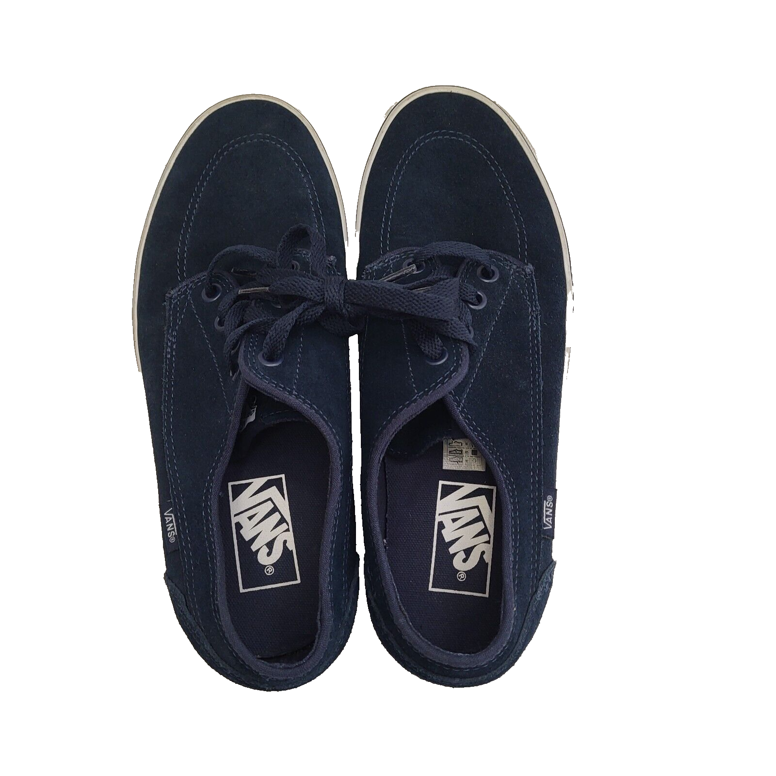 Vans Off The Wall Blue Suede Sneaker Trainers Men's Trainers Uk 7