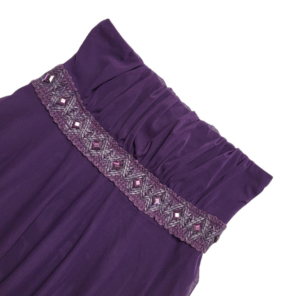 West One Next Vintage 90s Purple Dress Uk Women's Size 12 W30