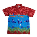 Happy Bay Vintage 90s Multicoloured Bird Print Beach Hawaiian Shirt UK Men's S