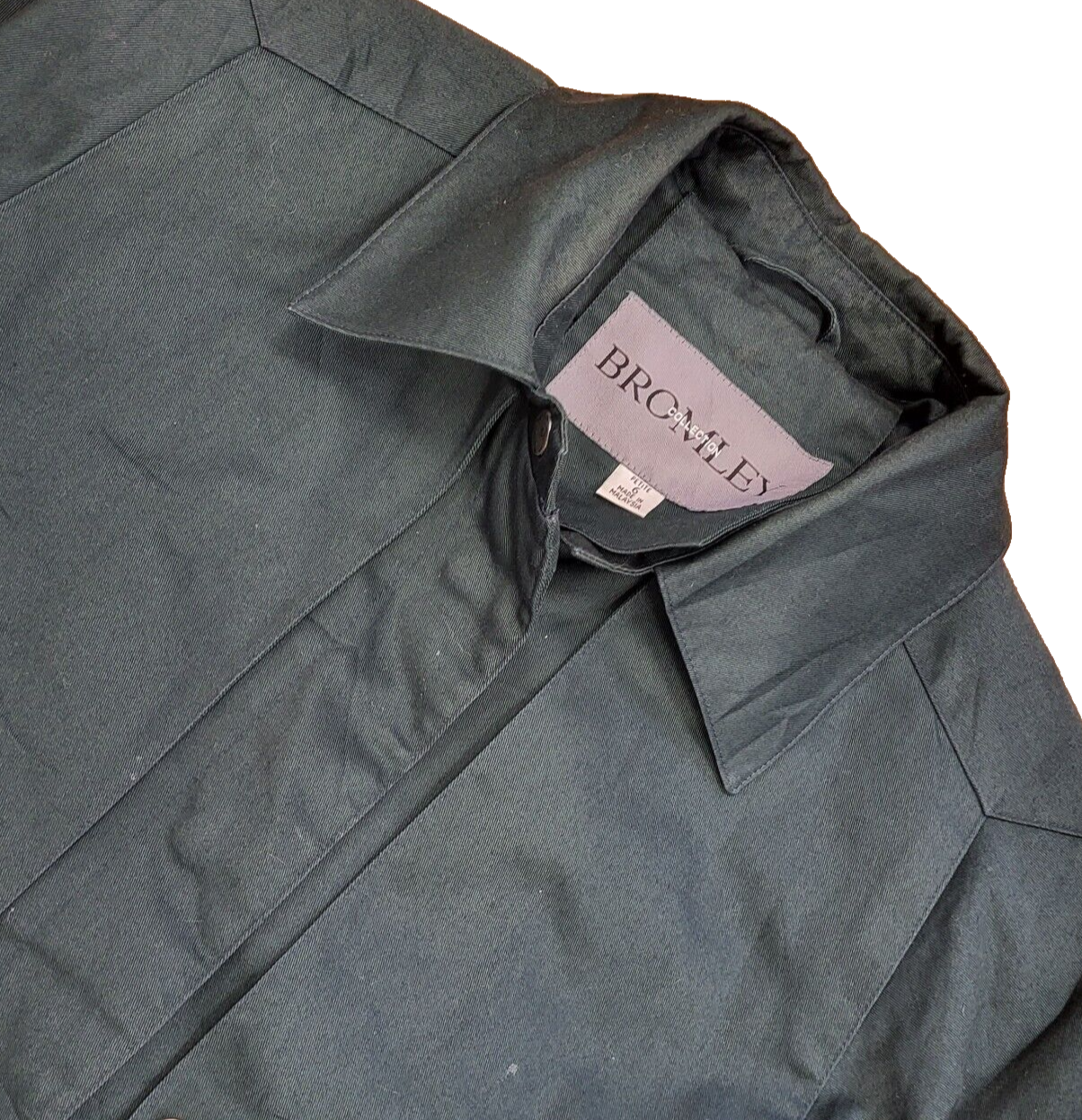 Bromley Vintage 90s Green Snap Fasten Overcoat Women's Size 6