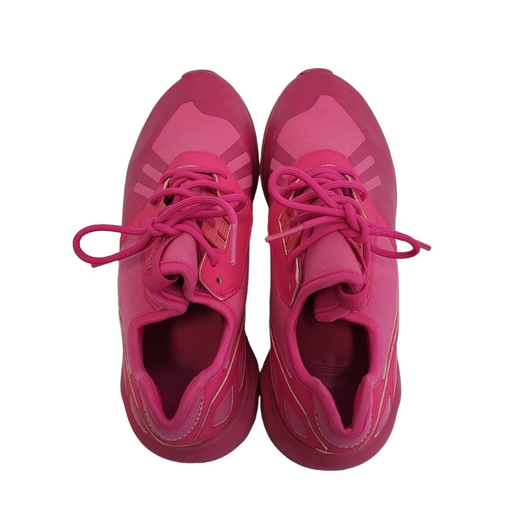 Adidas Pink Lace-up Sports Casual Trainers Uk Women's Size 6.5