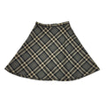 Keynote 70s Vintage Grey & Black Check Mini Skirt Women's Size 6 W24