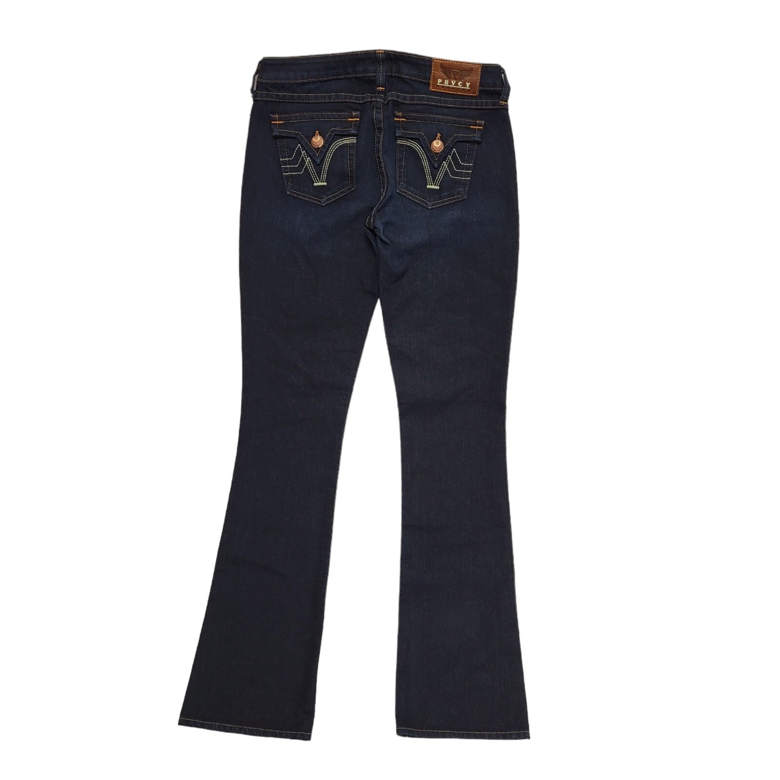PRVCY Vintage 90s Dark Blue Bootcut Denim Jeans Women's Size 10 W29 L34