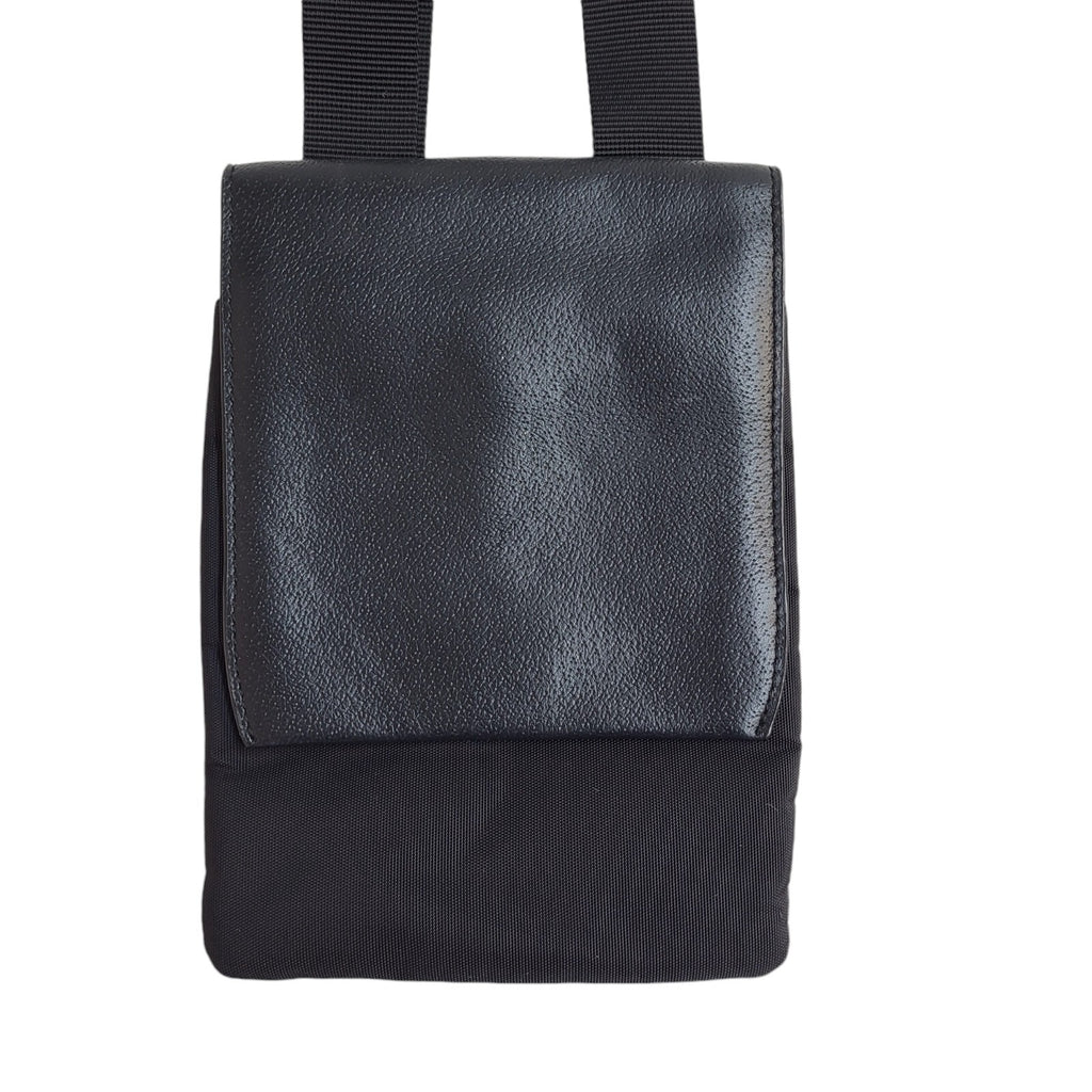 Calvin Klein Black Leather Top Handle Shoulder Bag Women's Size 7.5" x 10.5"