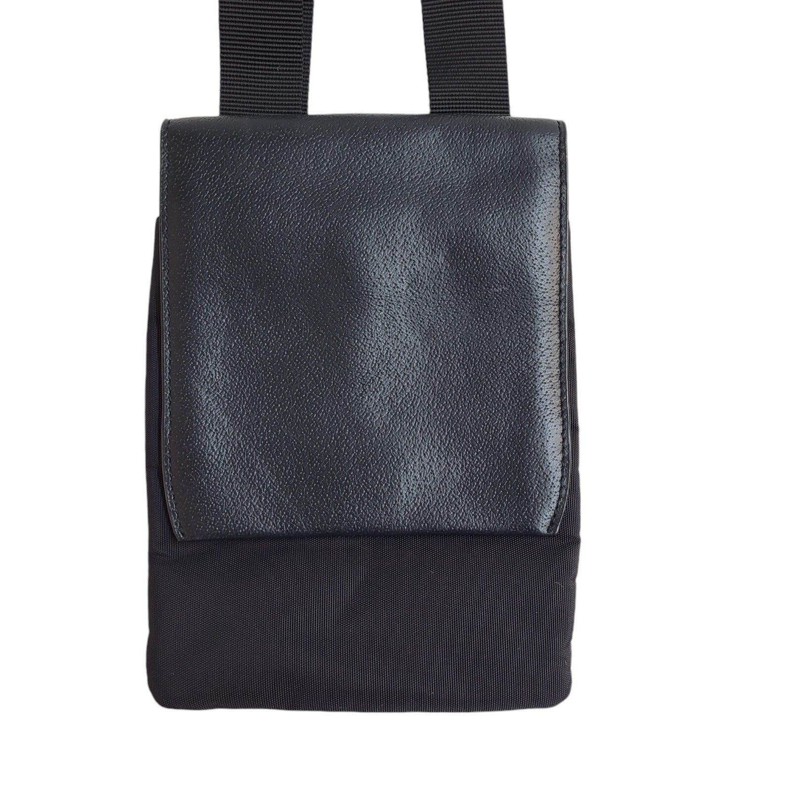 Calvin Klein Black Leather Top Handle Shoulder Bag Women's Size 7.5" x 10.5"