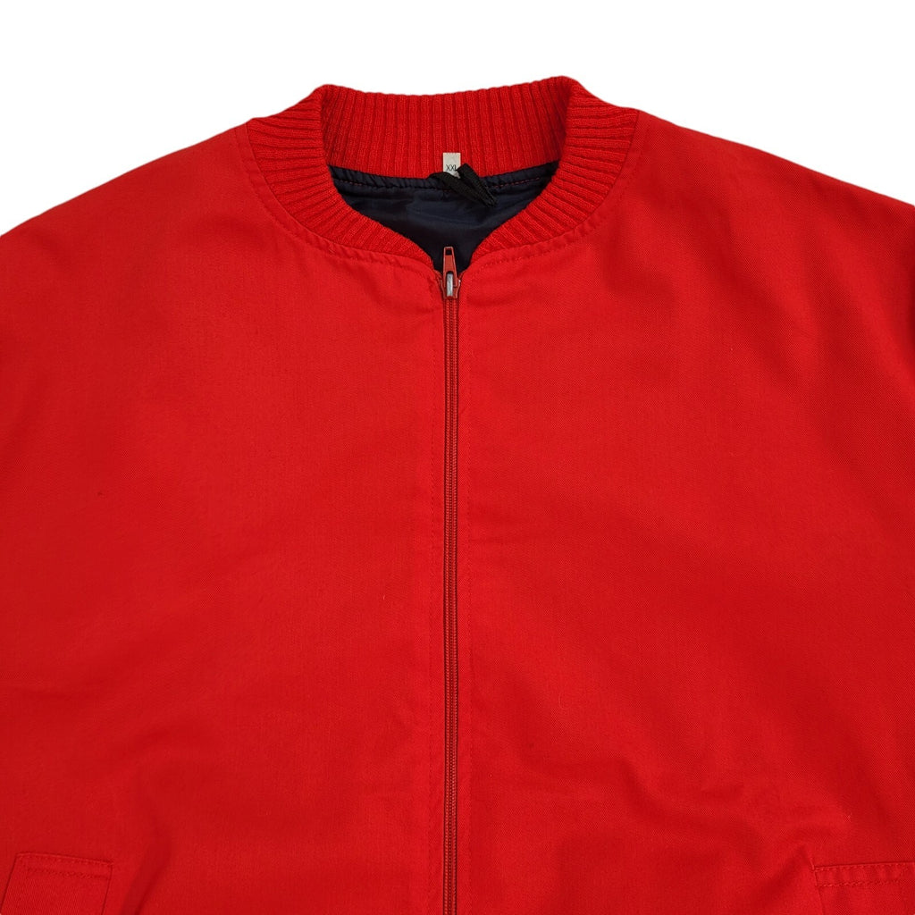 England Volleyball Red Y2k Sportswear Bomber Jacket Uk Womens Size XXL