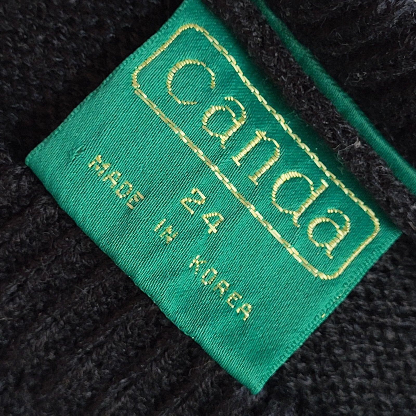 Canda Vintage 90's Black Pearl Detail Jumper UK Women's Size 14
