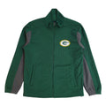 NFL Green Bay Packers Green Full Zip Y2K Jacket UK Men's Size M