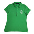 Ralph Lauren Polo Shirt Vintage Y2K Green Uk Women's Size L