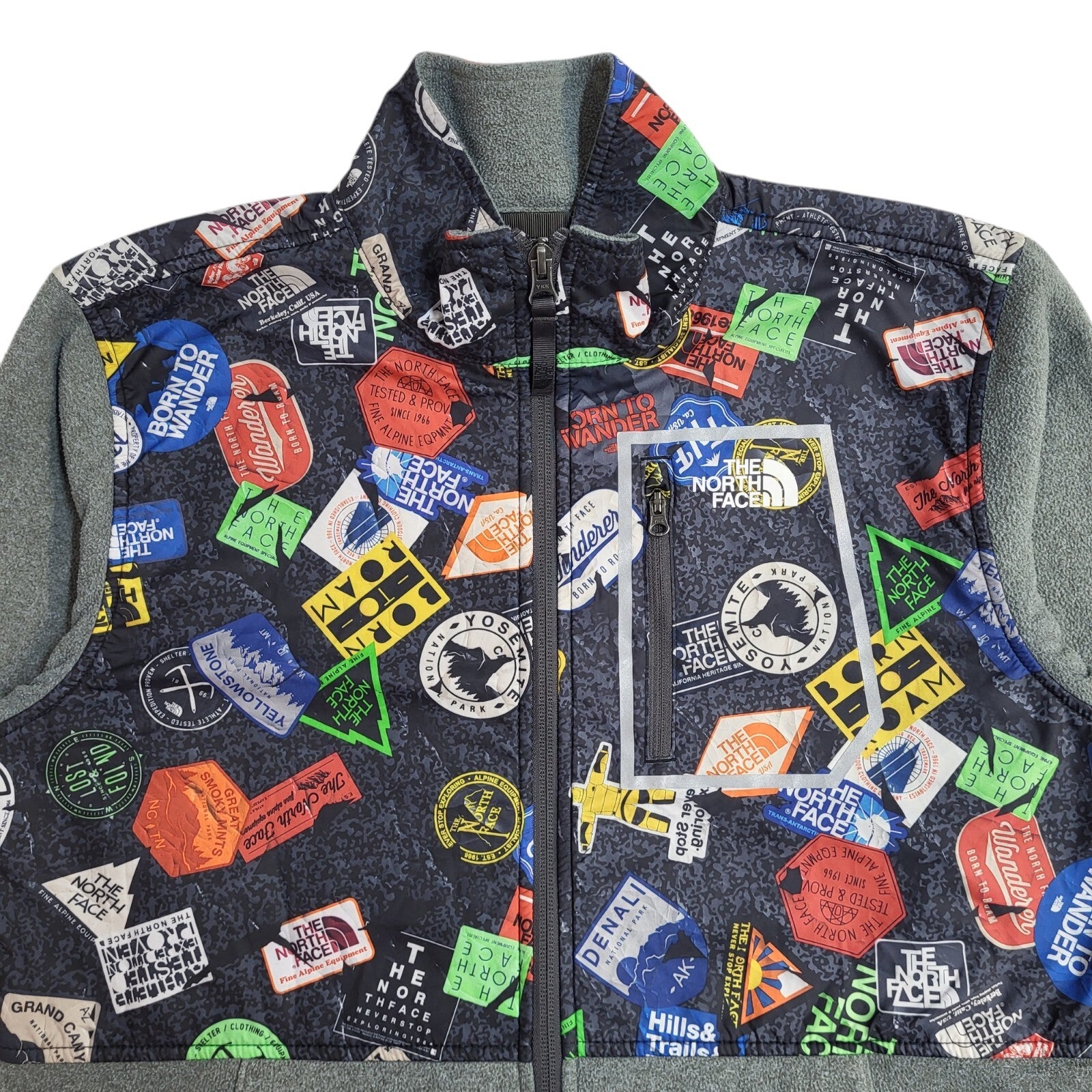 The North Face Full Zip Sports Jacket Vintage Y2K Jacket UK Boy's Size XL