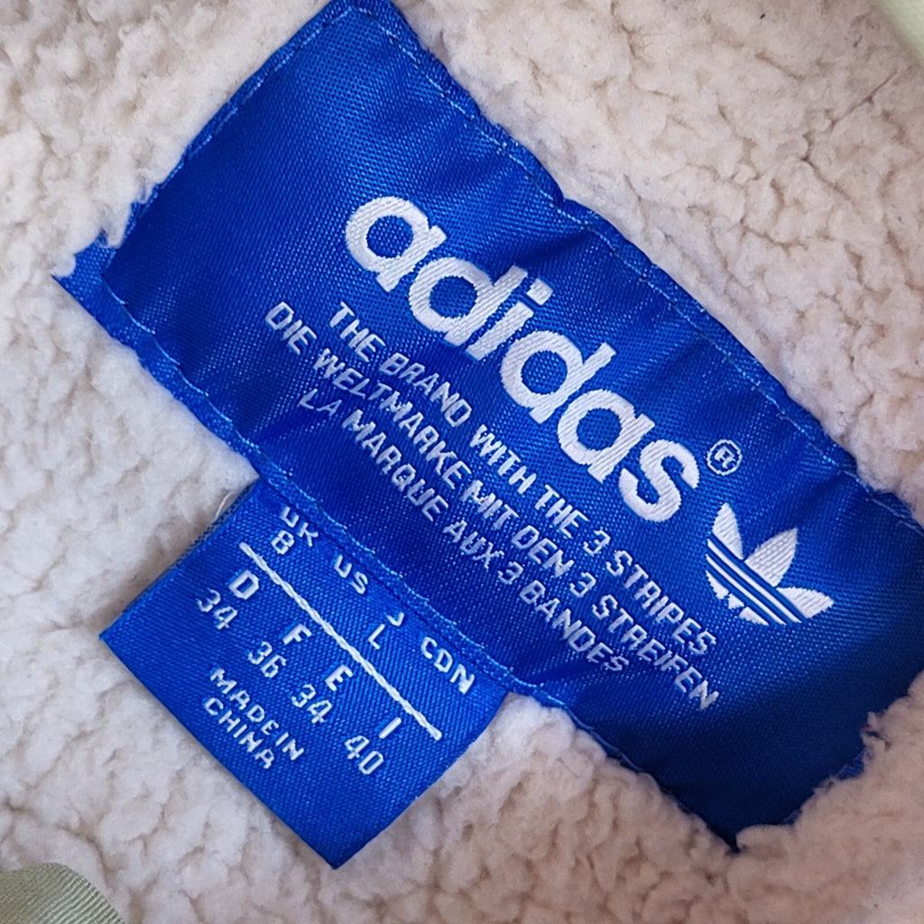 Adidas Green Y2k Sports Hooded Jacket UK Women's Size 8