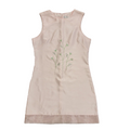 M&S Vintage 90s Pink Floral Sleeveless Dress Uk Girl's Age 14 W28-32