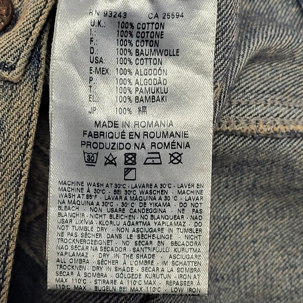 Diesel Blue 90s Vintage Button Denim Jacket Uk Women's Size Small
