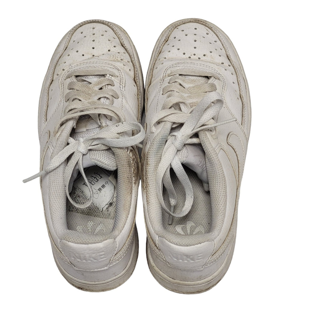 Nike Court Vision Low  Junior White Lace-up Trainers Uk Boy's Size 5