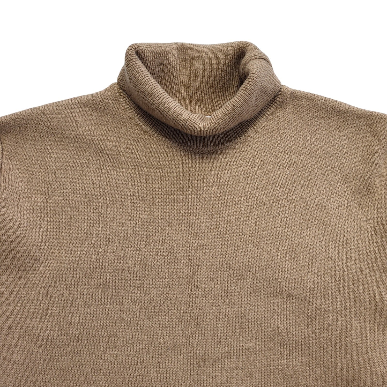 Canda Vintage 80's Brown Roll Neck Jumper Womens UK XL