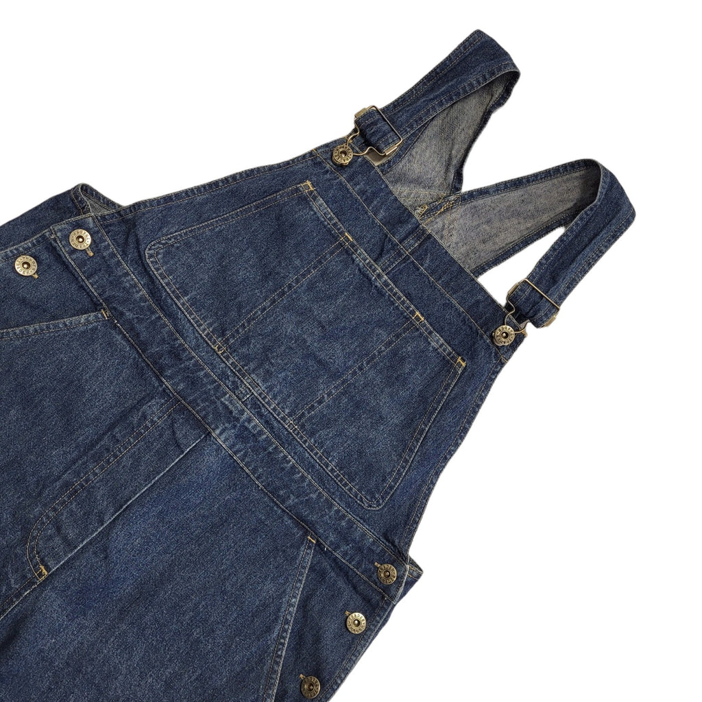 The Trader Dark Blue Strapped Denim Dress Uk Women's 12 W30