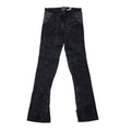 Zara Corduroy Y2K Black Skinny Trousers Women's Size 8 W26 L33