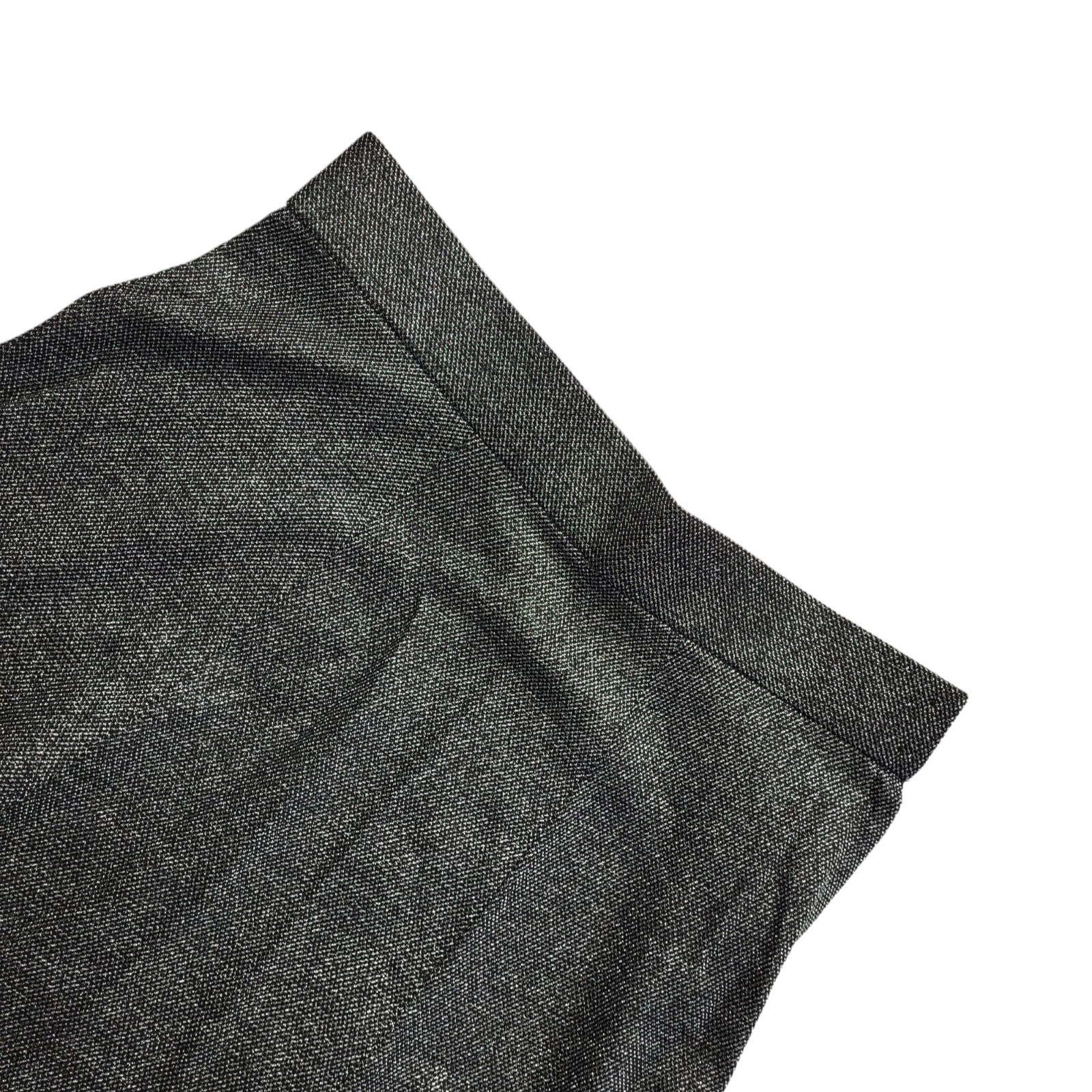 Richard Shops 70s Black & Silver Sparkly Long Maxi Skirt Women's UK 8 W26