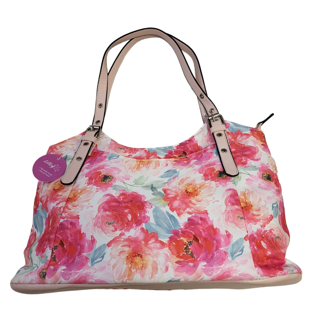Lilley Floral Top Handle Shoulder Handbag Women's 16" x 11" BNWT