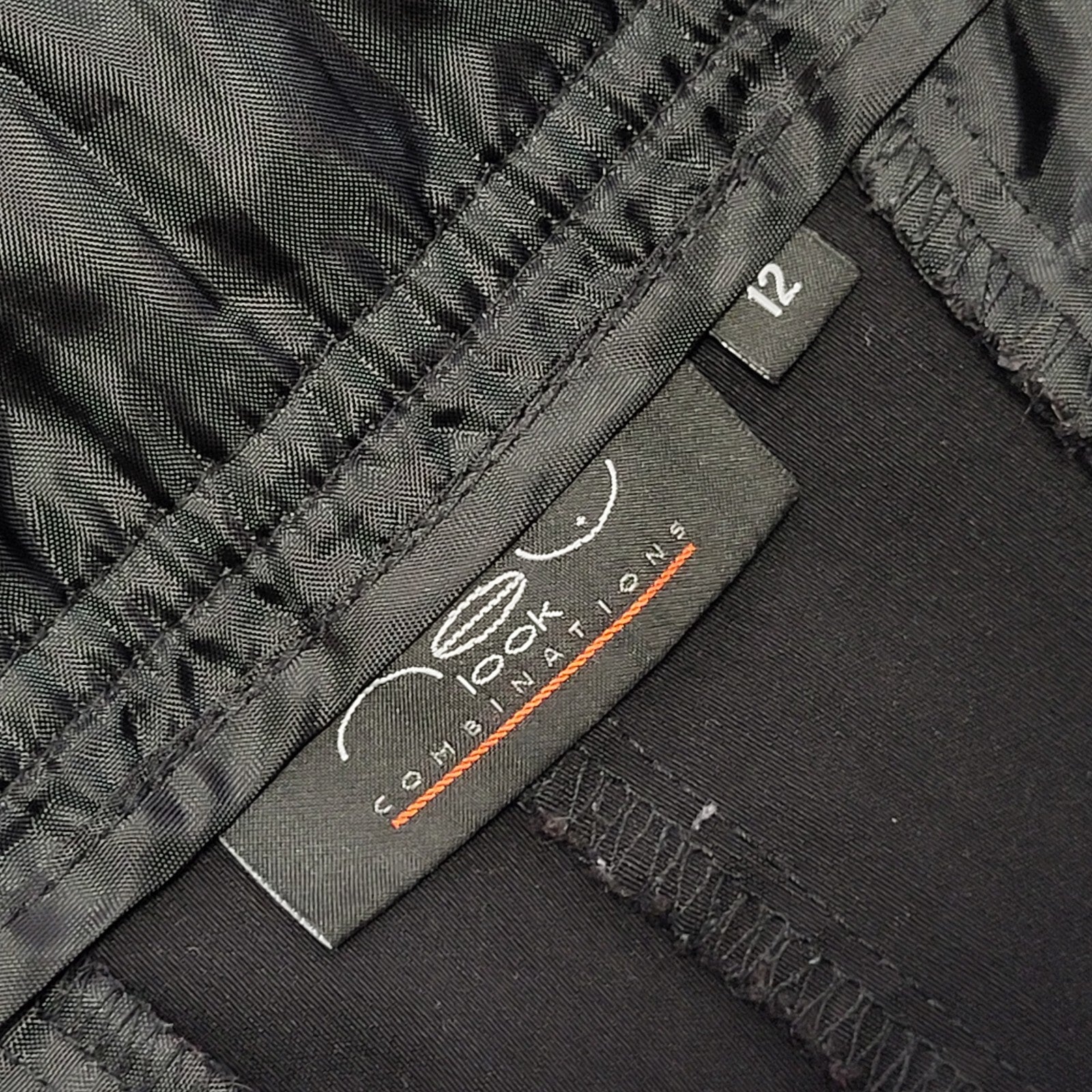 New Look Vintage 90's Black Bootcut Trousers Uk Women's 12 W30 L30