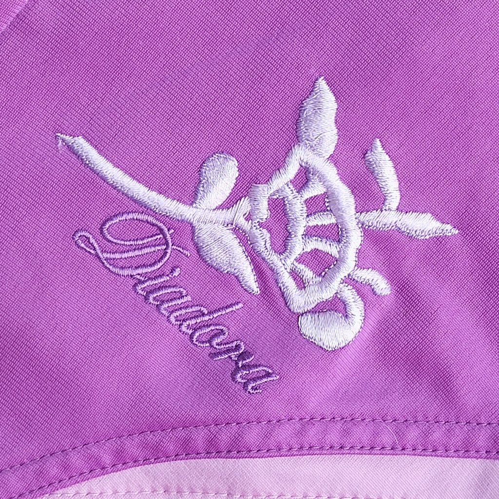 Diadora 90s Purple Zipped Sports Tracksuit Top Uk Women's Size 14