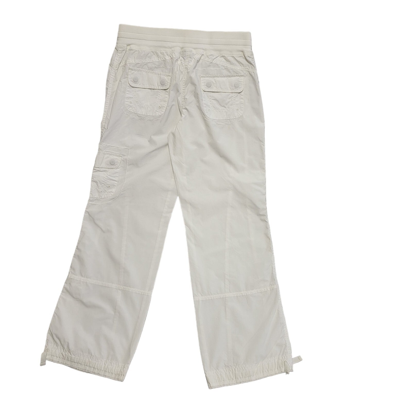 Next Vintage Y2k White Straight Cargo Trousers Uk Women's 12 W30 L31