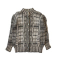 St Michael 80s Vintage Grey Button-Up Cardigan Women's Size 16/18 Eu 46/48