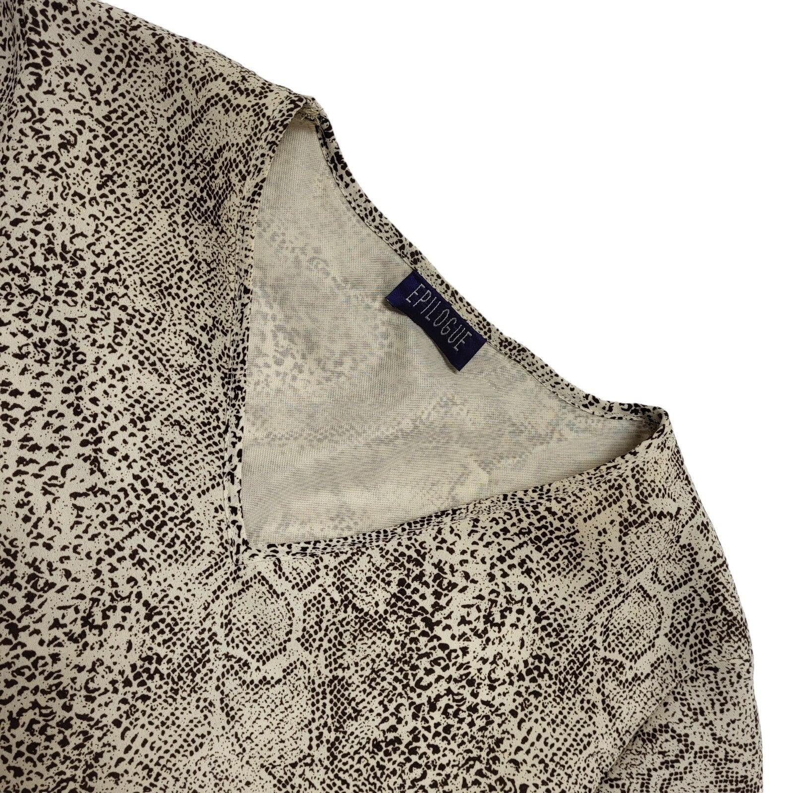 Epilogue Y2K Snake Print Skirt & Top Womens UK Size 12