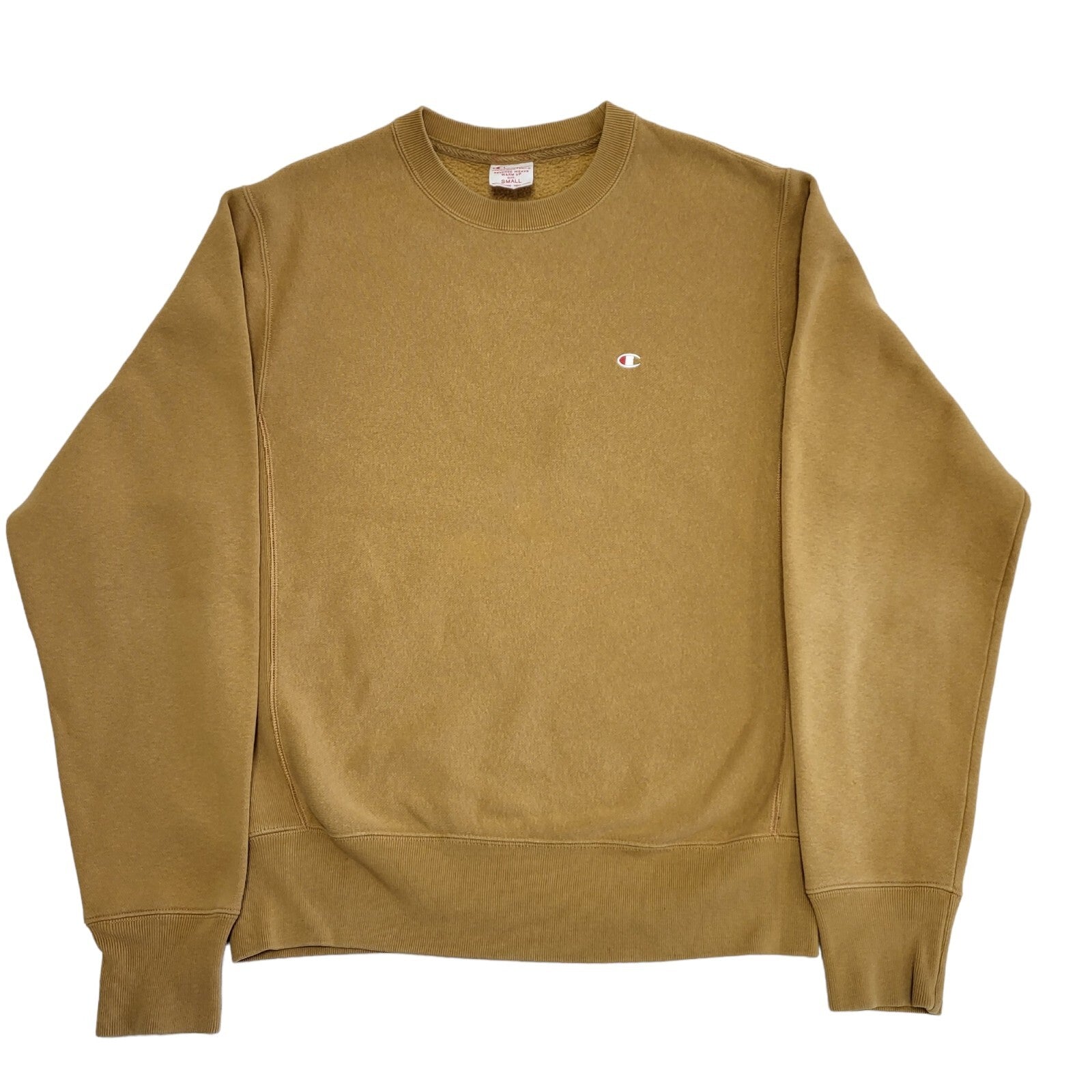 Champion Reverse Weave Brown Crew Neck Sweatshirt Men's Size S