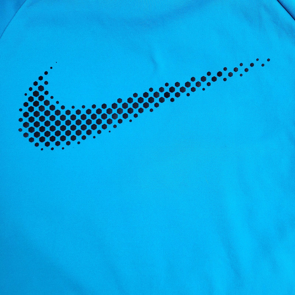 Nike Therma-Fit Blue Sports Y2K Hoodie Women's Size M