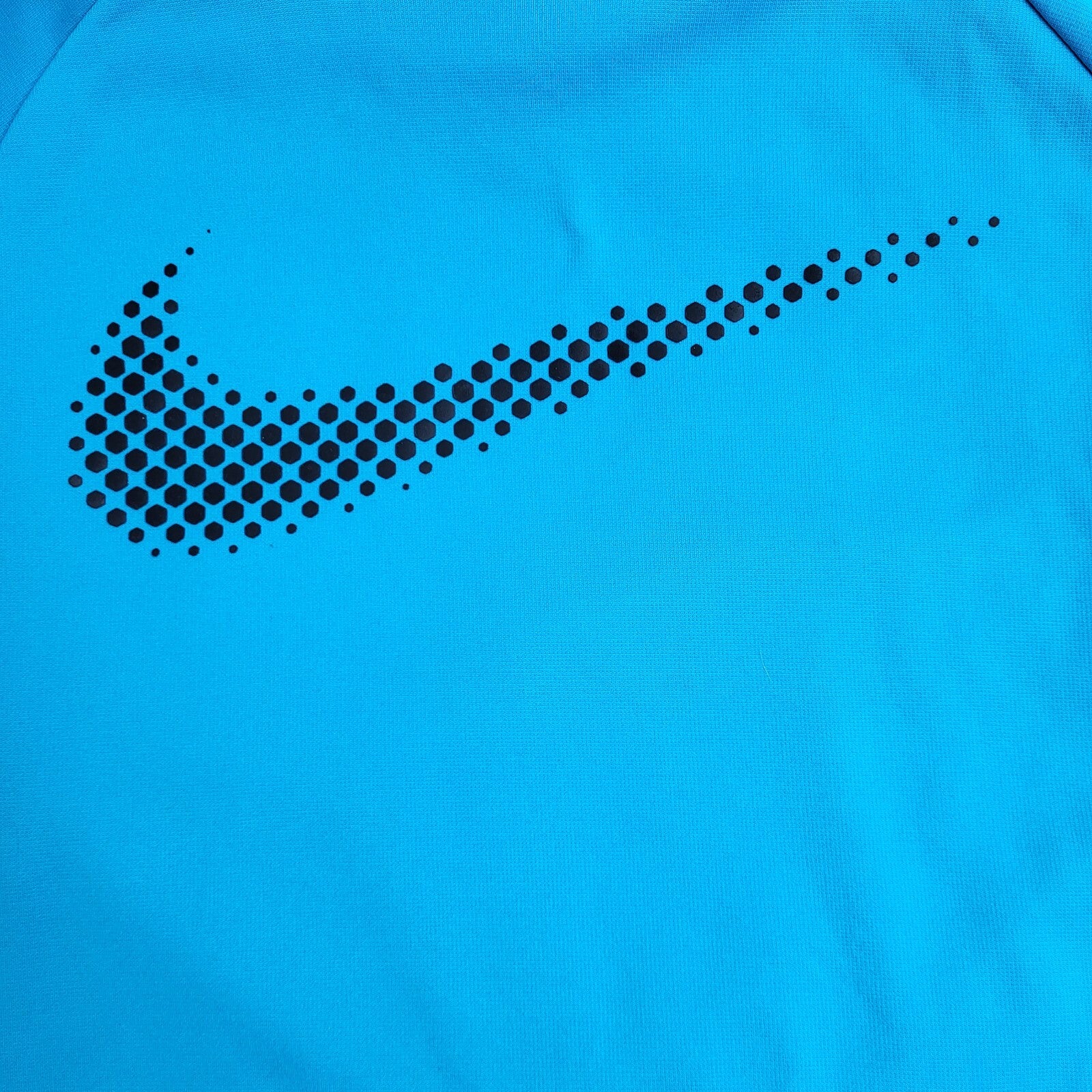 Nike Therma-Fit Blue Sports Y2K Hoodie Women's Size M